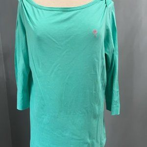Lilly Pulitzer Seafoam Green Top